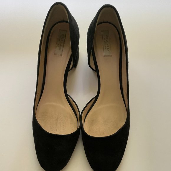 Black Cole Haan Heels Size 8.5 - Picture 1 of 4